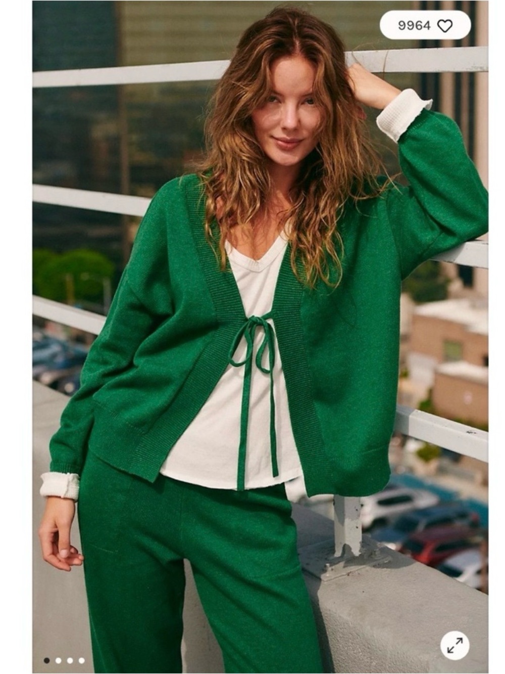 NWOT free People Solar Sweater Set